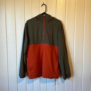 Mens Outdoor Research Ferrosi Anorak Large Fatigue/Redrock